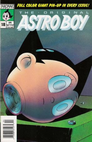 The Original Astro Boy 18 (Newsstand) published by Now with cover art by Brian Thomas