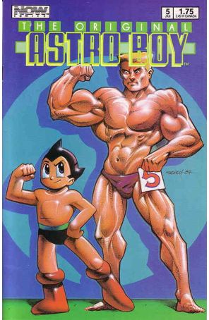 The Original Astro Boy 5 published by Now with cover art by Ken Steacy