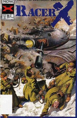 Racer X (2nd Series) 6 published by Now with cover art by Enrique Villagran