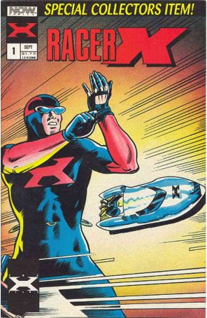 Racer X 1 published by Now with cover art by George Booker