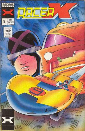 Racer X 8 published by Now with cover art by Vince Argondezzi