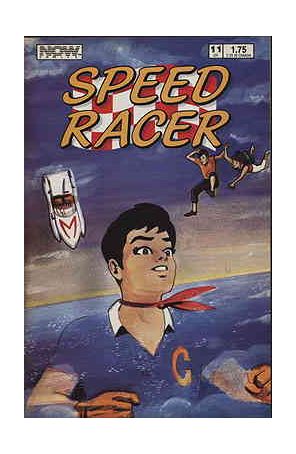 Speed Racer (1st Series) 11 published by Now with cover art by George Booker