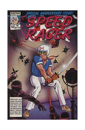 Speed Racer (1st Series) 12 published by Now with cover art by Ken Steacy