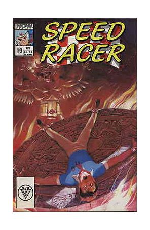 Speed Racer (1st Series) 19 published by Now with cover art by Corey Wilkinson