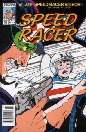 Speed Racer (1st Series) 29 published by Now with cover art by Norm Dwyer