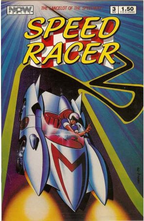 Speed Racer (1st Series) 3 published by Now with cover art by Ken Steacy