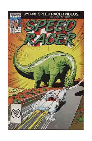 Speed Racer (1st Series) 32 published by Now with cover art by Norm Dwyer