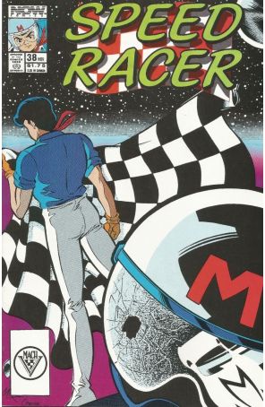 Speed Racer (1st Series) 38 published by Now with cover art by Joseph Allen