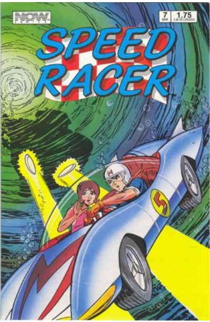 Speed Racer (1st Series) 7 published by Now with cover art by Tom Morgan