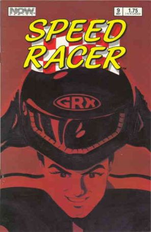 Speed Racer (1st Series) 9 published by Now with cover art by George Booker