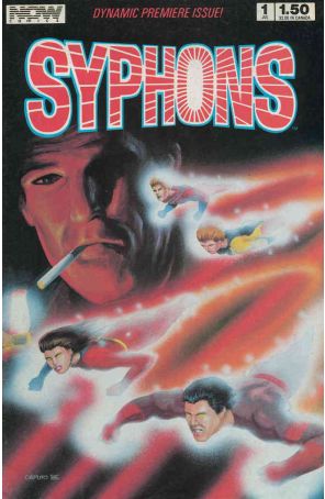 Syphons 1 published by Now with cover art by Tony Caputo