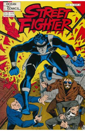 Streetfighter (Ocean) 1 published by Ocean with cover art by Gary Kato and Ken McFarlane