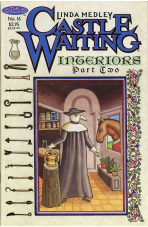 Castle Waiting 16 published by Olio with cover art by Linda Medley