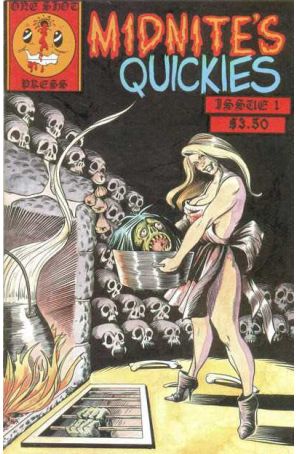 Midnite's Quickies 1 published by One-Shot with cover art by Elena Steier