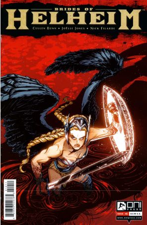 Brides of Helheim 4 published by Oni Press with cover art by Joëlle Jones