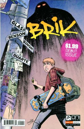 Brik 1 published by Oni Press with cover art by Harwinder Singh