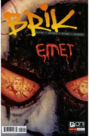 Brik 2 published by Oni Press with cover art by Harwinder Singh