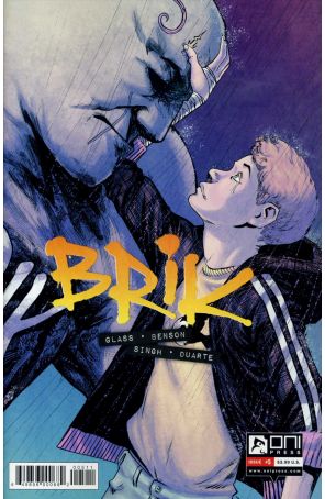 Brik 5 published by Oni Press with cover art by Harwinder Singh