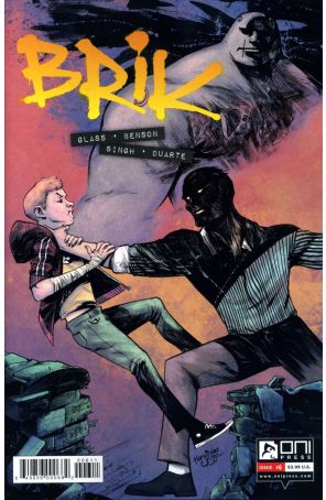 Brik 6 published by Oni Press with cover art by Harwinder Singh