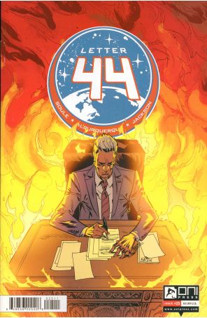 Letter 44 25 published by Oni Press with cover art by Alberto Alburquerque
