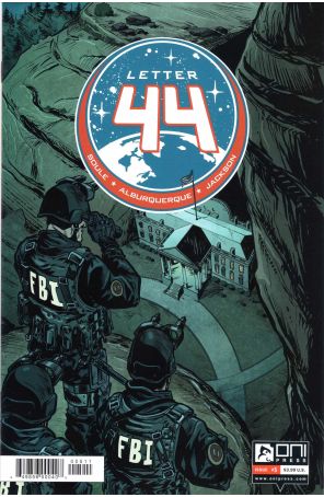 Letter 44 5 published by Oni Press with cover art by Alberto Alburquerque