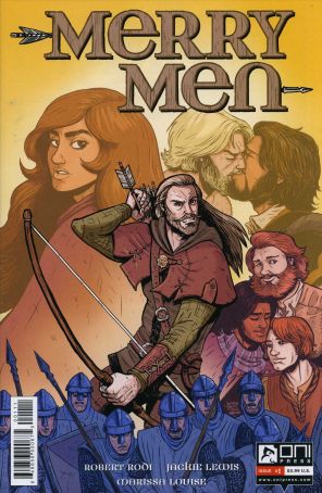 Merry Men 1 published by Oni Press with cover art by Jackie Lewis