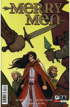 Merry Men 3 published by Oni Press with cover art by Jackie Lewis