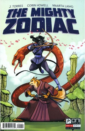 The Mighty Zodiac 1 published by Oni Press with cover art by Corin Howell