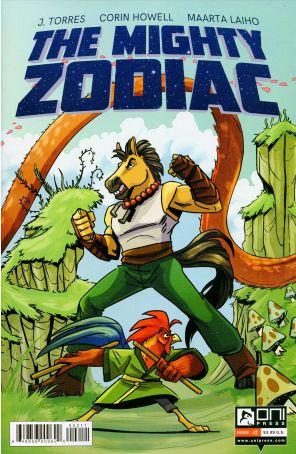 The Mighty Zodiac 2 published by Oni Press with cover art by Corin Howell
