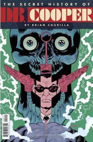 The Secret History of D.B. Cooper 2 published by Oni Press with cover art by Brian Churilla