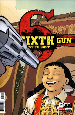 Sixth Gun: Dust To Dust 2 published by Oni Press with cover art by Tyler Crook
