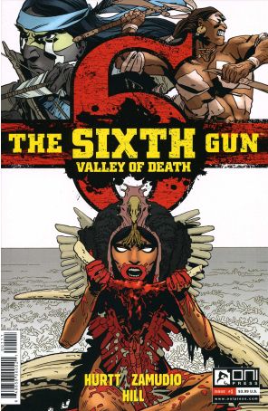 Sixth Gun: Valley of Death 1 published by Oni Press with cover art by A.C. Zamudio