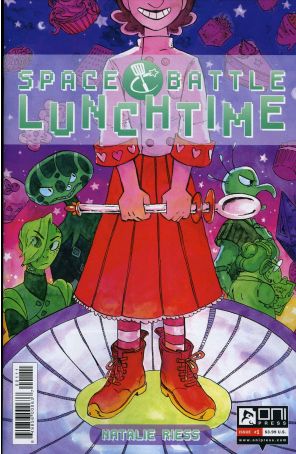 Space Battle Lunchtime 1 published by Oni Press with cover art by Natalie Riess