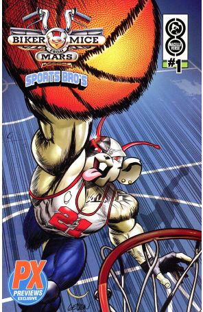 Biker Mice from Mars (Nacelleverse) 1K published by Oni with cover art by Ramon Villalobos