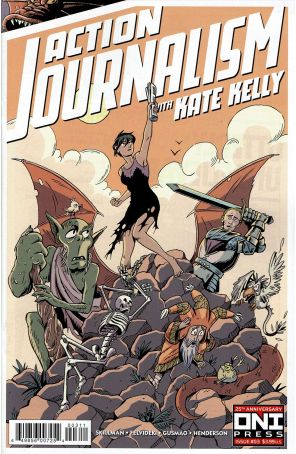 Action Journalism with Kate Kelly 3A published by Oni with cover art by Miklós Felvidéki