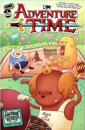Adventure Time (2nd Series) 10A published by Oni with cover art by Nick Winn