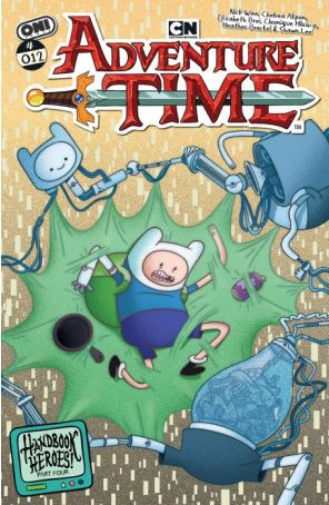 Adventure Time (2nd Series) 12A published by Oni with cover art by Nick Winn