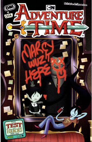 Adventure Time (2nd Series) 14A published by Oni with cover art by Nick Winn