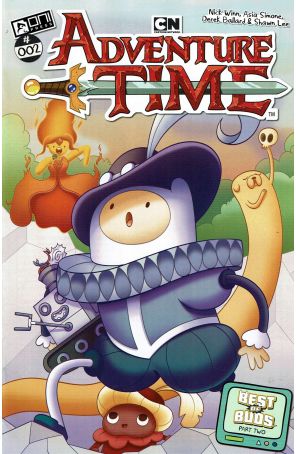 Adventure Time (2nd Series) 2A published by Oni with cover art by Nick Winn