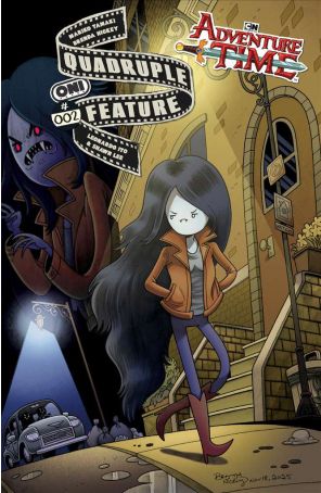 Adventure Time: Quadruple Feature 2A published by Oni with cover art by Brenda Hickey