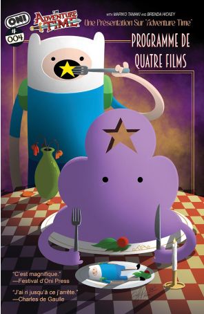 Adventure Time: Quadruple Feature 4C published by Oni with cover art by Andy Price