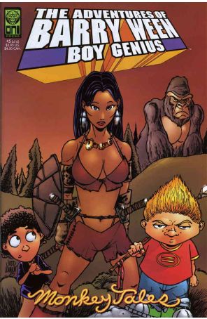 Adventures of Barry Ween, Boy Genius 3: Monkey Tales 5 published by Oni with cover art by Judd Winick