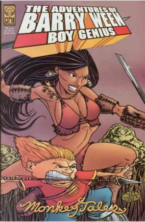 Adventures of Barry Ween, Boy Genius 3: Monkey Tales 6 published by Oni with cover art by Judd Winick