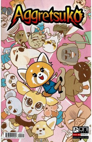 Aggretsuko 2A published by Oni with cover art by Jarrett Williams