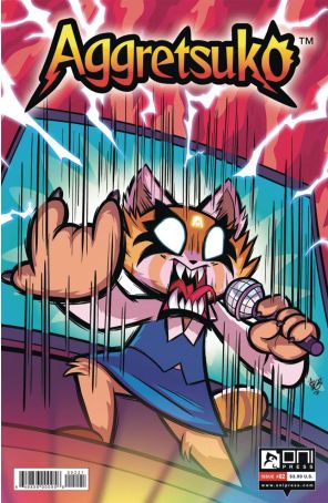 Aggretsuko 2B published by Oni with cover art by Ian McGinty