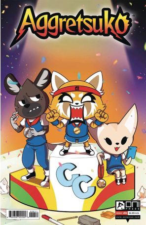 Aggretsuko 6A published by Oni with cover art by D.J. Kirkland