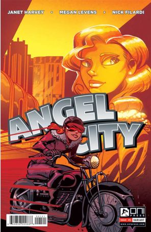 Angel City 1A published by Oni with cover art by Michael Avon Oeming