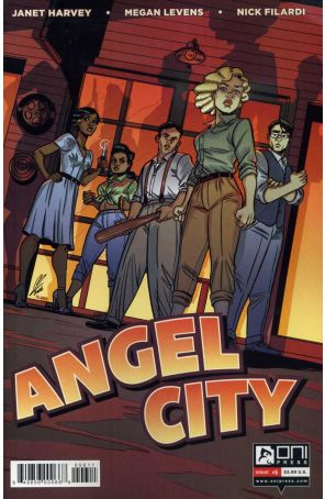 Angel City 6 published by Oni with cover art by Megan Levens