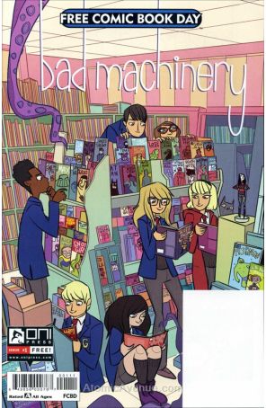 Bad Machinery FCBD 2017 published by Oni with cover art by John Allison