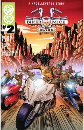 Biker Mice from Mars (Nacelleverse, 2nd Series) 2A published by Oni with cover art by Edu Souza